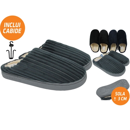 Chinelos Inverno Homem Canelado Pac 12 