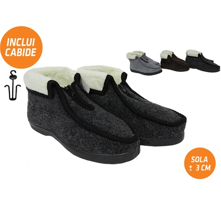 PANTUFA DE SENHORA COM PELO PAC 10